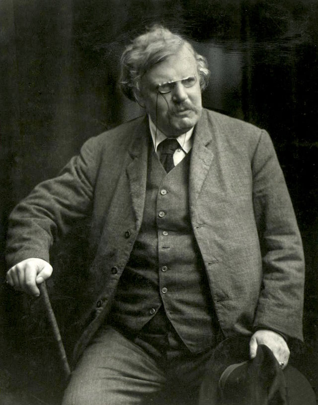 Original photo of G.K. Chesterton