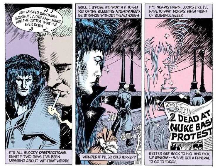 Beginning of Hellblazer 19